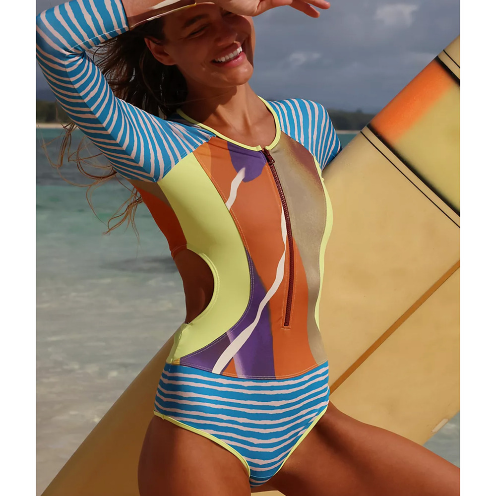 NEW FREE PEOPLE FREE-EST FAR OUT OCEAN STEVIE SURF ONE PIECE SWIMSUIT SZ S